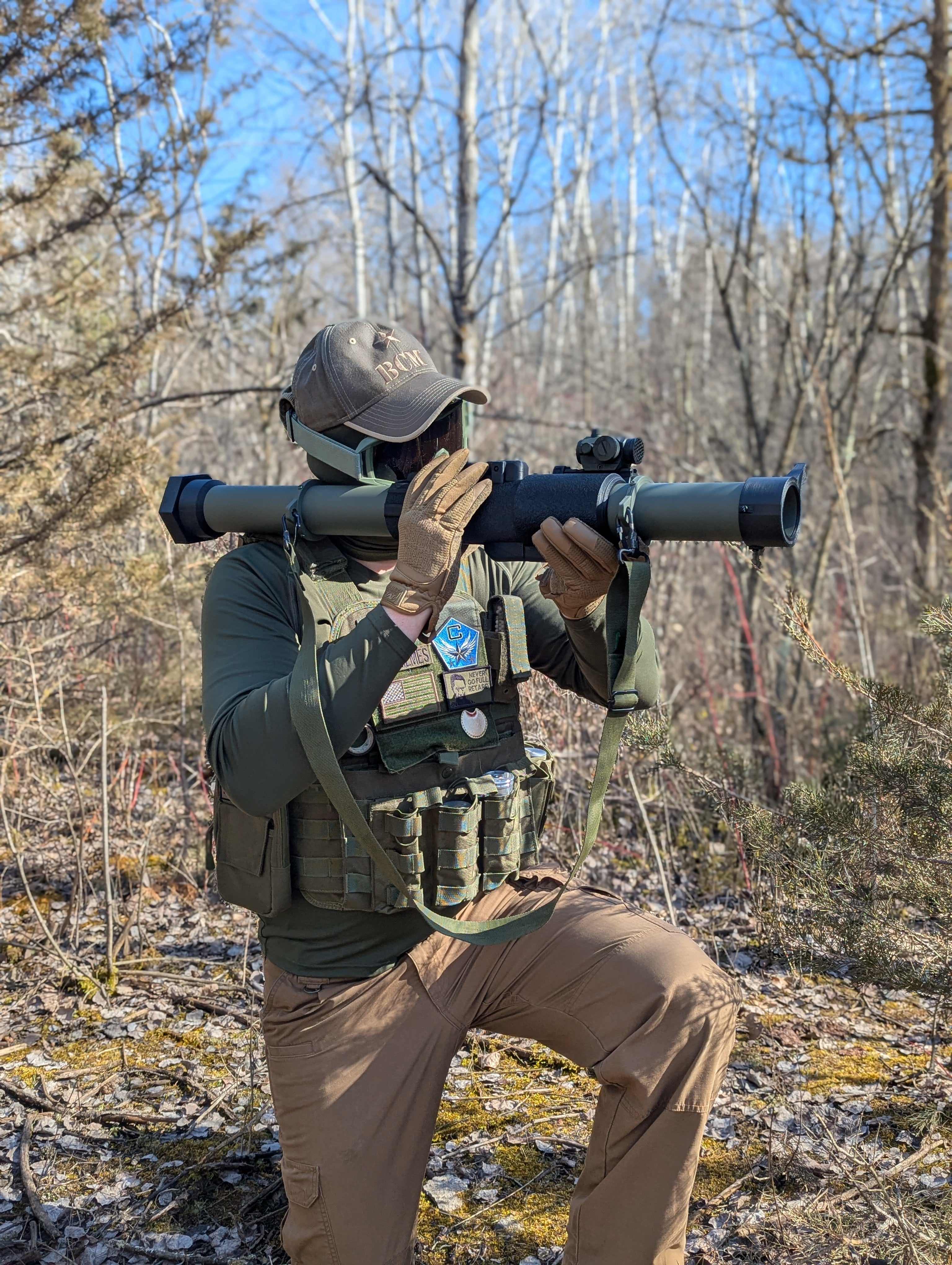 Airsoft 40mm Grenade/Rocket Launcher, RB40, CO2, HPA, SizableDesigns