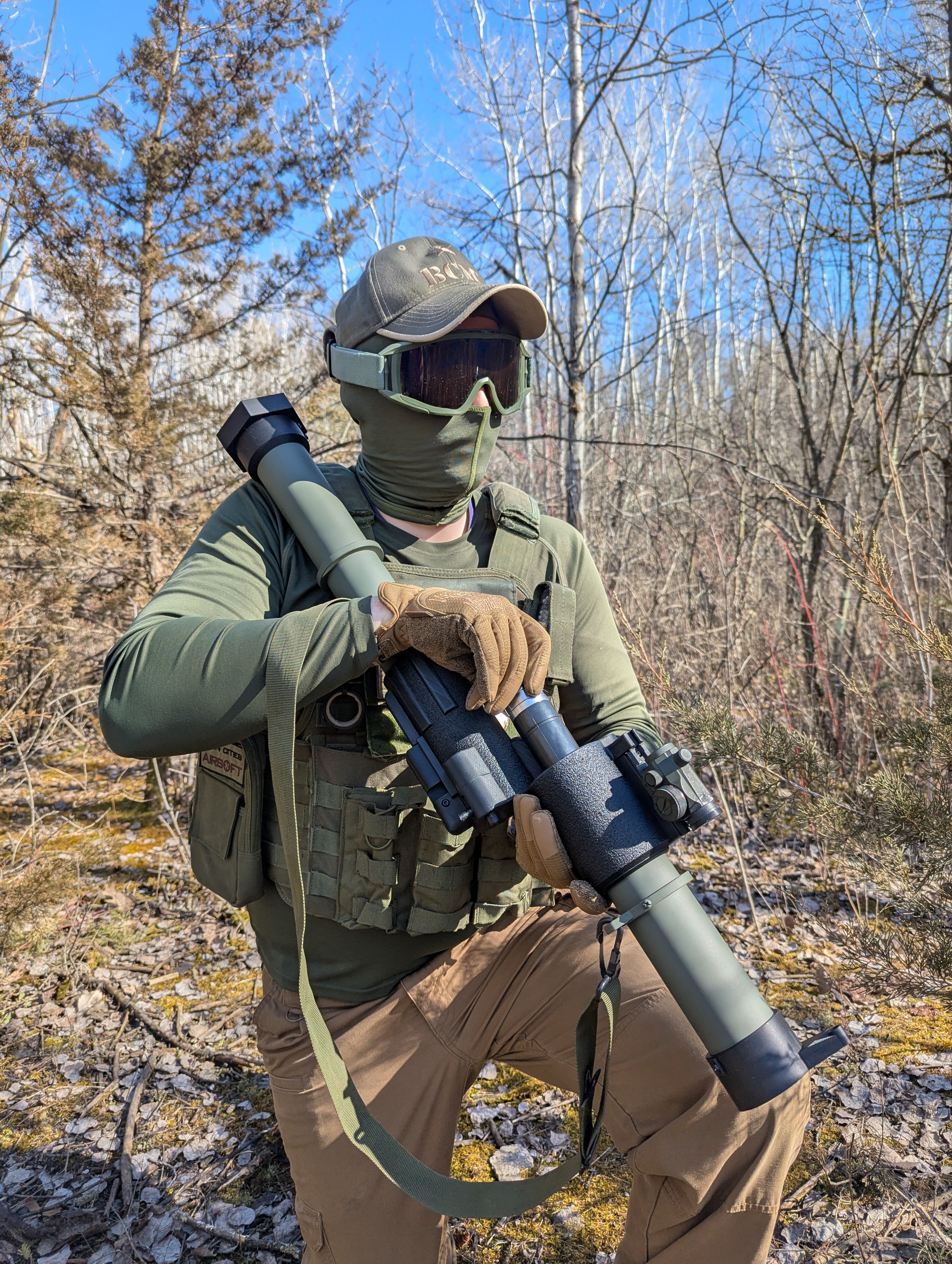 Airsoft 40mm Grenade/Rocket Launcher, RB40, CO2, HPA, SizableDesigns