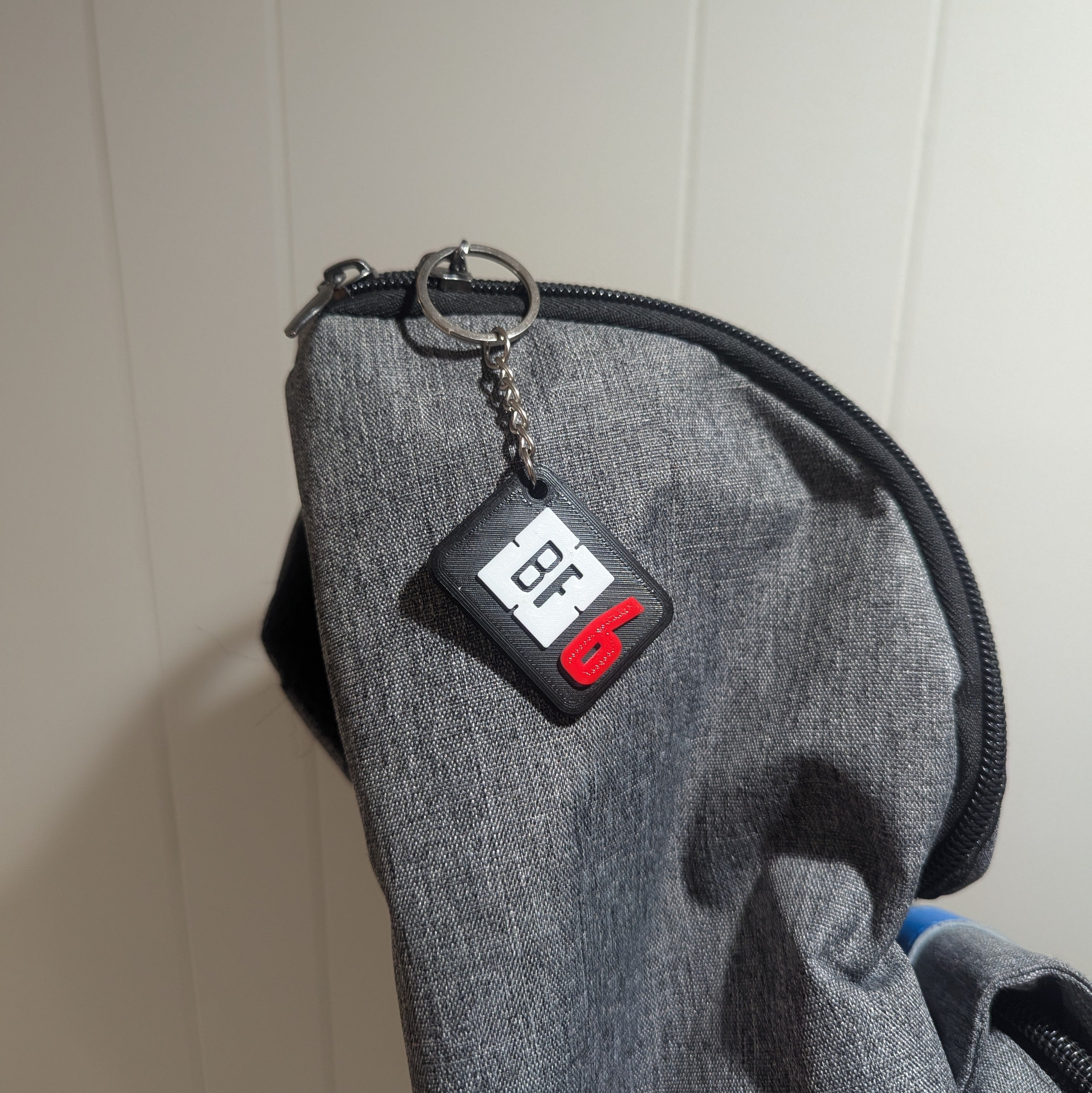 Battlefield 6 KEYCHAIN, BF6, Tactical, Games, Black, Video Games, FPS, Backpack