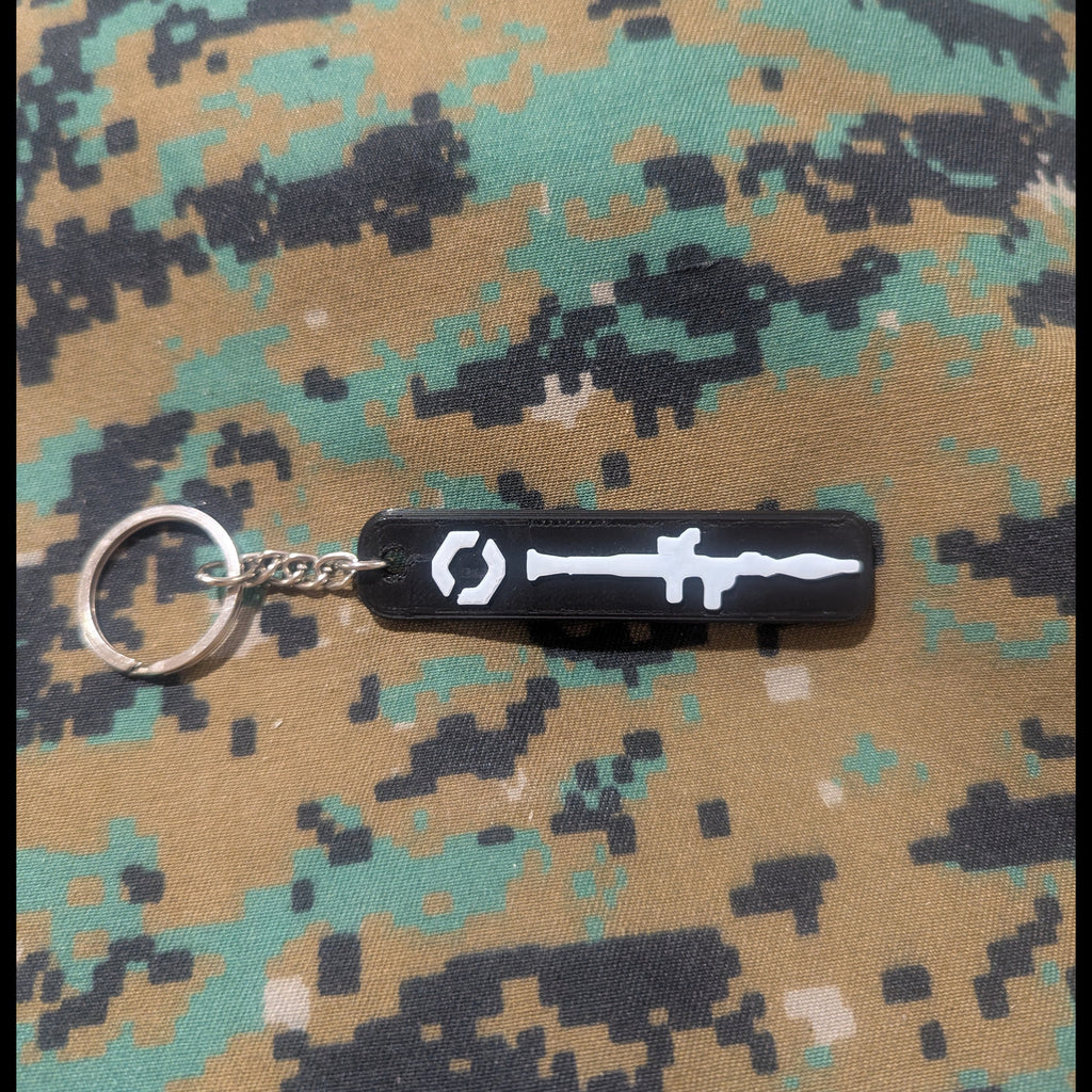 Battlefield 6 KEYCHAIN, BF6, Tactical, Games, Black, Video Games, FPS, Backpack