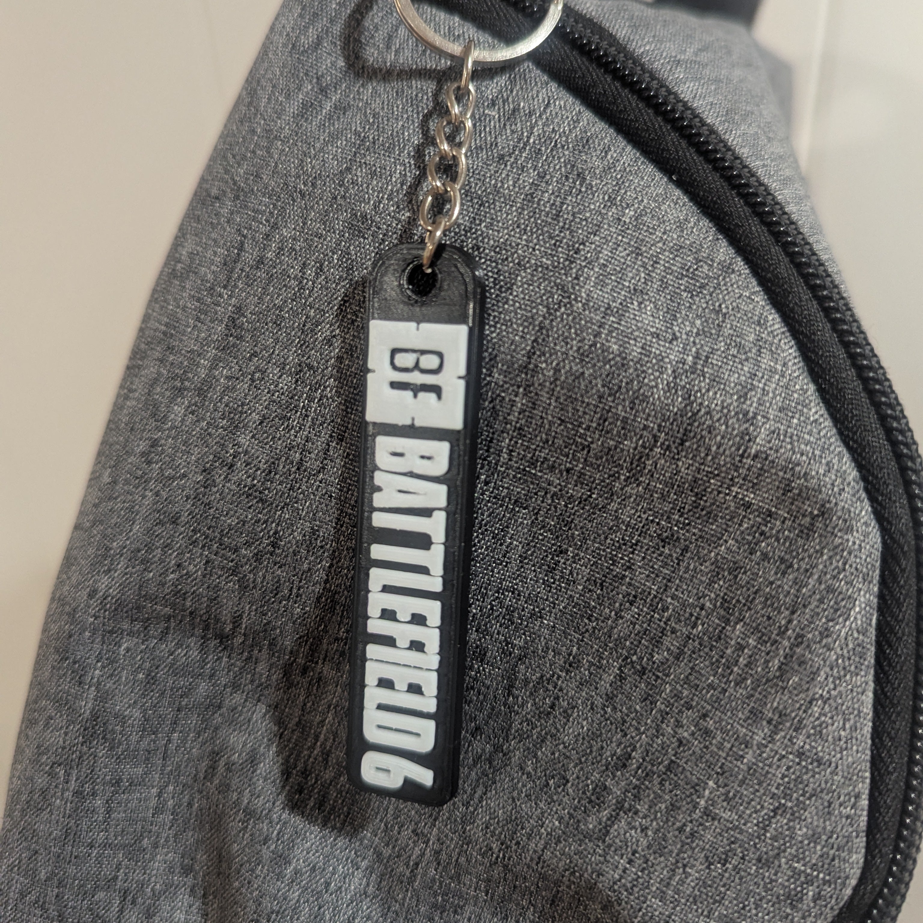 Battlefield 6 KEYCHAIN, BF6, Tactical, Games, Black, Video Games, FPS, Backpack