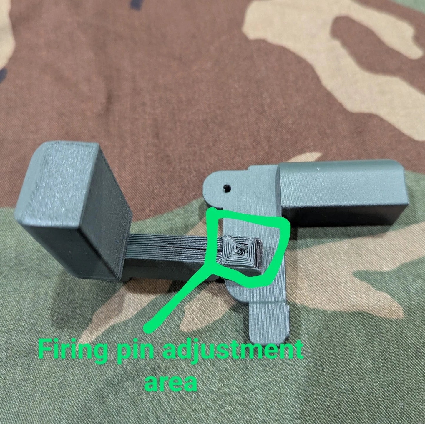 Airsoft 40mm Launcher, RB40 Replacement Reinforced Trigger, Sizable Designs